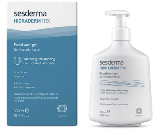 Очищающий гель для умывания Sesderma Hidraderm TRX Facial Gel Wash, 300 ml
