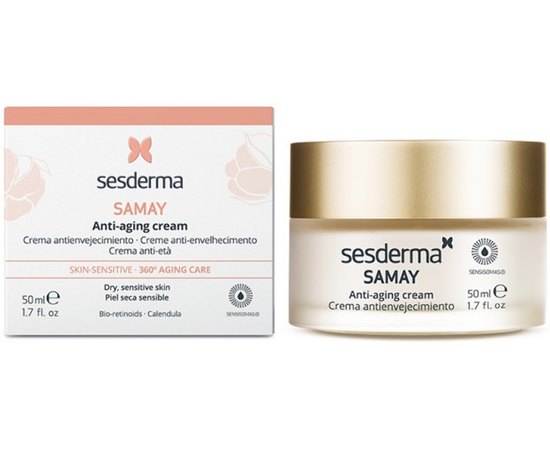 Антивіковий крем для чутливої шкіри Sesderma Samay Anti-Aging Cream, 50 ml, фото _ab__is.image_number.default