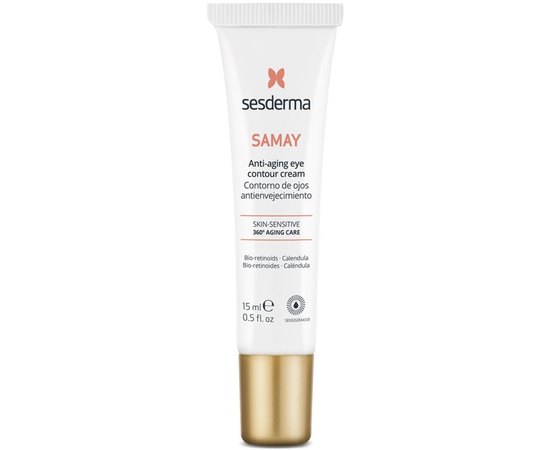 Антивозрастной крем-контур для зоны вокруг глаз Sesderma Samay Anti-Aging Eye Contour Cream, 15 ml, изображение 2