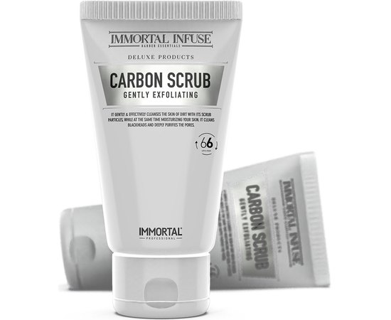 Скраб для лица Immortal Infuse Carbon Scrub INF-44, 150 ml, изображение 2