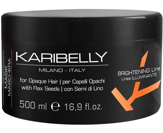Маска для блиску волосся Karibelly Brightening Mask, 500 ml, фото 