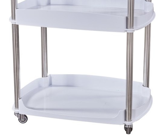 Тележка косметологическая модель 978С на 3 пластиковые полки B.S. Ukraine, изображение 2