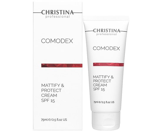 Christina NEW Comodex-Mattify & Protect Cream Матуючий захисний крем SPF15, 75мл, фото 