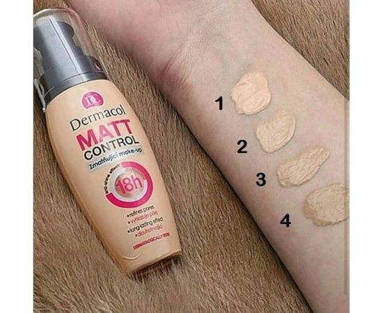 Dermacol Matt Control - Тональний крем матуючий водостійкий, 30 мл, фото _ab__is.image_number.default