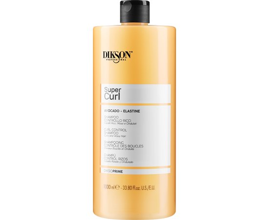 Шампунь для вьющихся волос Dikson Dikso Prime Curl Avocado Elastine Shampoo, изображение 3