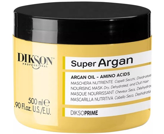 Питательная маска для волос Dikson Dikso Prime Nourish Argan Mask, изображение 2