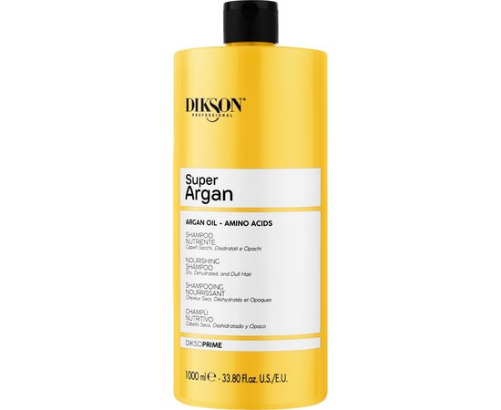 Питательный шампунь для волос Dikson Dikso Prime Nourish Argan Shampoo, изображение 3