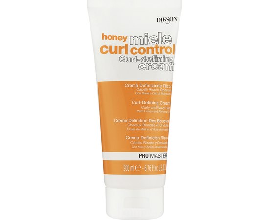 Крем для кучерявого та хвилястого волосся Dikson Honey Miele Curl Control Promaster Cream, 200 ml, фото 
