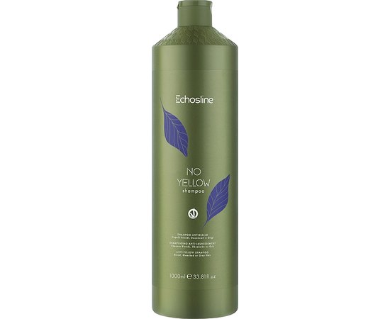 Шампунь с эффектом Анти-желтизна Echosline Vegan No Yellow Shampoo, изображение 2
