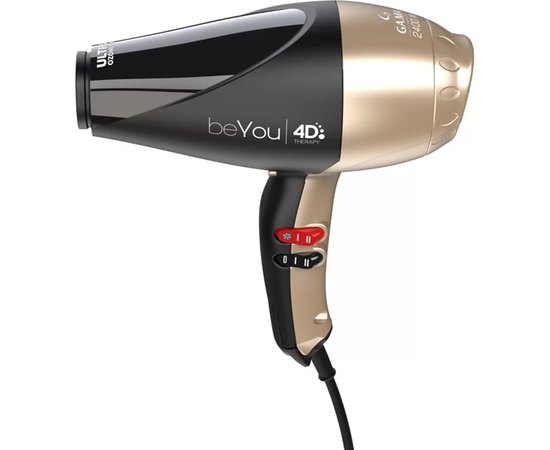 Фен для волосся GaMa BeYou 4D Therapy Ultra Ozono Ion GH1901,  2400 Вт, фото 