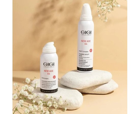 Маска-мусс для лифтинга кожи лица Gigi New Age G4 PCM Complex Foaming Uplift Mask, 180 ml, изображение 3