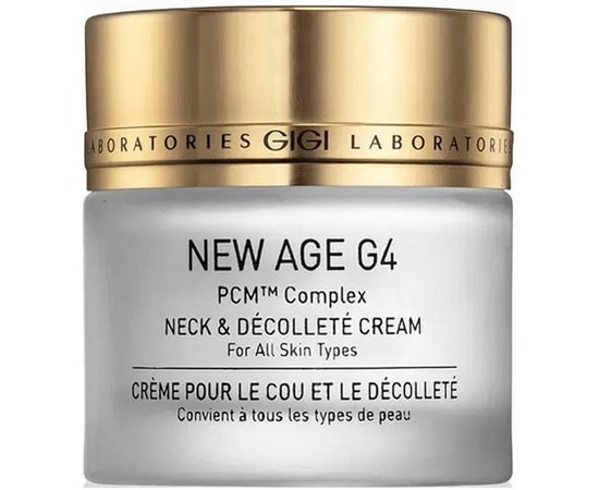 Укрепляющий крем для шеи и декольте Gigi New Age G4 Neck & Decollte Cream, 50 ml, изображение 2