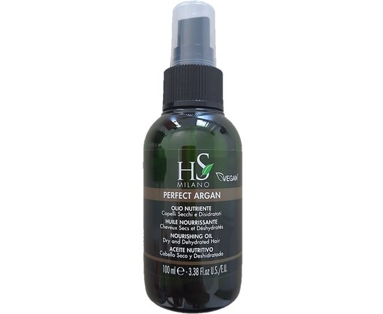 Живильна олія-термозахист для сухого волосся HS Milano Perfect Argan Nourishing Oil, 100 ml, фото 