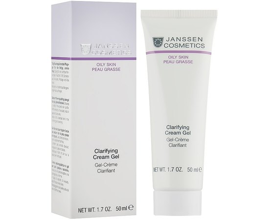 Janssen Cosmeceutical Oily Skin Clarifying Cream Gel Cеборегулюючий крем-гель, 50 мл, фото 