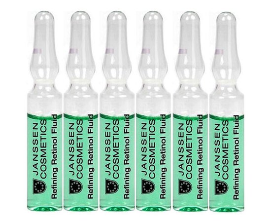 Интенсивно восстанавливающий флюид с ретинолом Janssen Cosmeceutical Refining Retinol Fluid, 25x2 ml, изображение 2