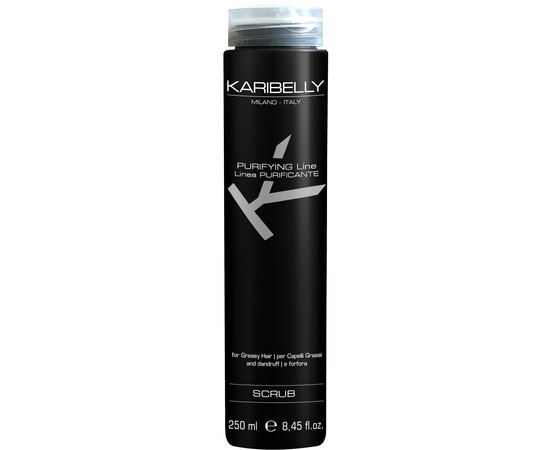 Очищуючий скраб Karibelly Purifying Scrub For Greasy Hair, 250 ml, фото 