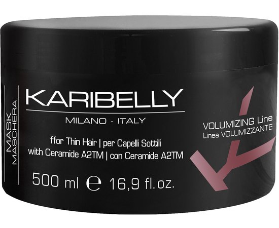 Маска для об'єму волосся Karibelly Volumizing Mask, 500 ml, фото 