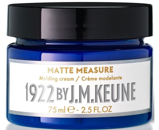 Моделирующий крем для мужских волос Keune 1922 Matte Measure Molding Cream, 75 ml