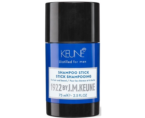 Сухой мужской шампунь для волос Keune 1922 Shampoo Stick, 75 ml