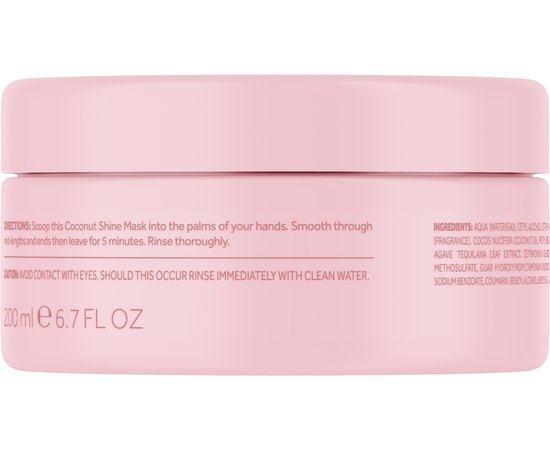 Маска для сияния волос с кокосовым маслом Lee Stafford Coco Loco Shine Mask, 200 ml, изображение 2