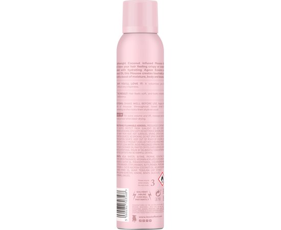 Фиксирующая пенка для волос Lee Stafford Coco Loco Mousse, 200 ml, изображение 2