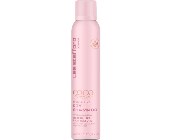 Сухой шампунь Lee Stafford Coco Loco Texturising Dry Shampoo, 200 ml