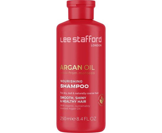 Живильний шампунь з аргановою олією Lee Stafford Argan Oil Nourishing Shampoo, 250 ml, фото 