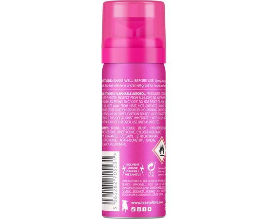 Спрей для сияния волос Lee Stafford Lightweight Shine Spray, изображение 2