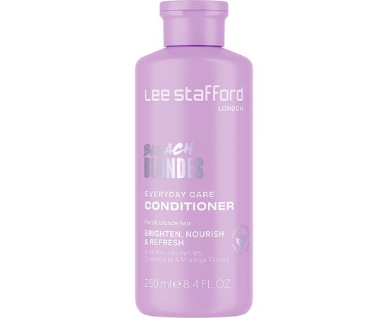 Щоденний кондиціонер для освітленого волосся Lee Stafford Bleach Blondes Everyday Care Conditioner, 250 ml, фото 