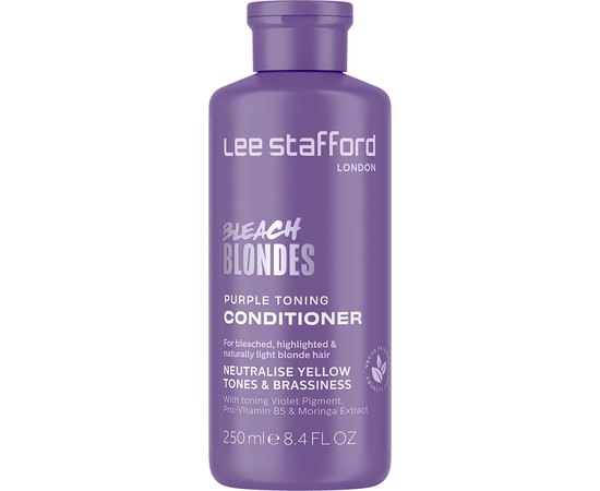 Тонирующий фиолетовый кондиционер для осветленных волос Lee Stafford Bleach Blondes Purple Toning Conditioner, 250 ml