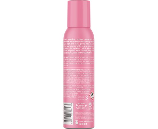 Мусс для корней волос для придания объема Lee Stafford Plump Up Volume Root Boost Mousse Spray, 150 ml, изображение 2