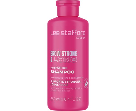 Шампунь-активатор росту волосся Lee Stafford Grow Strong Long Activation Shampoo, 250 ml, фото 