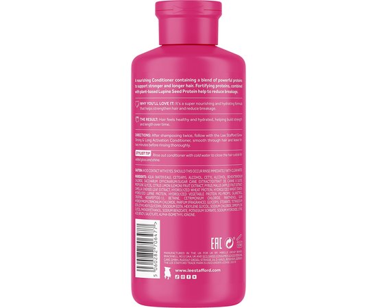 Кондиціонер-активатор росту волосся Lee Stafford Grow Strong Long Activation Conditioner, 250 ml, фото _ab__is.image_number.default