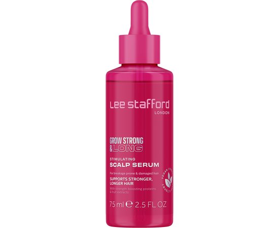 Стимулююча сироватка для шкіри голови Lee Stafford Grow Strong Long Stimulating Scalp Serum, 75 ml, фото 