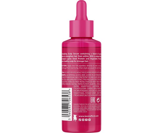 Стимулирующая сыворотка для кожи головы Lee Stafford Grow Strong Long Stimulating Scalp Serum, 75 ml, изображение 2