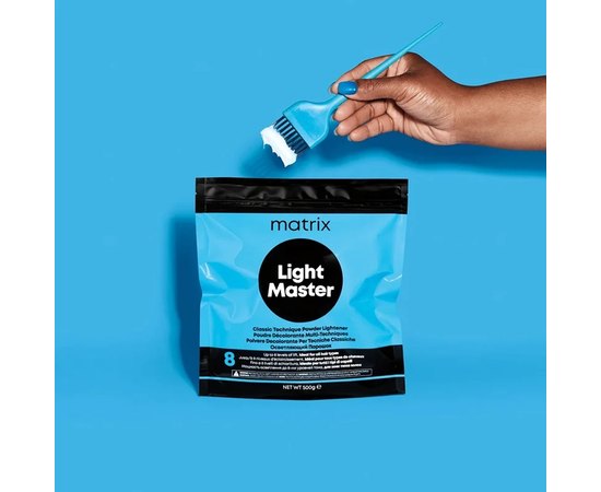 Быстродействующий суперосветляющий порошок Matrix Light Master Lightening Powder, 500 g, изображение 3 Быстродействующий суперосветляющий порошок Matrix Light Master Lightening Powder, 500 g, изображение 3