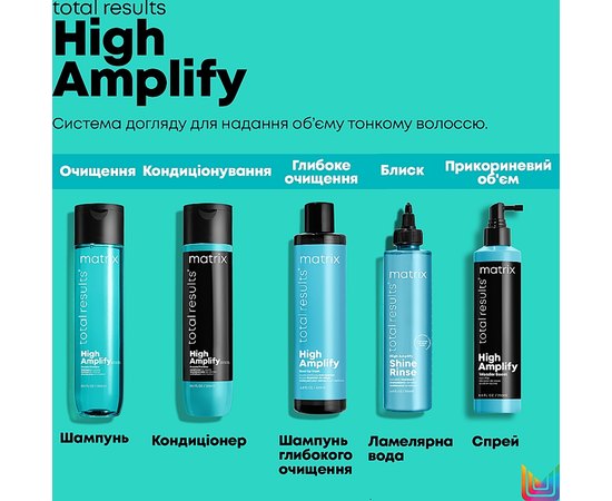 Шампунь для глибокого очищення коренів волосся Matrix Total Results High Amplify Root Up Wash, 400 ml, фото _ab__is.image_number.default