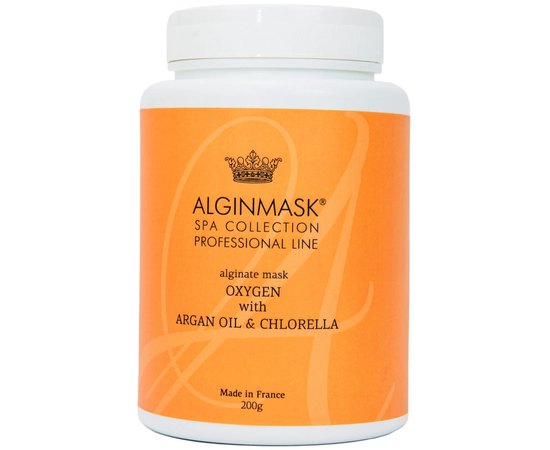 Альгинатная маска кислородная Аргановое масло & Хлорелла Alginmask Alginate Mask Oxygen