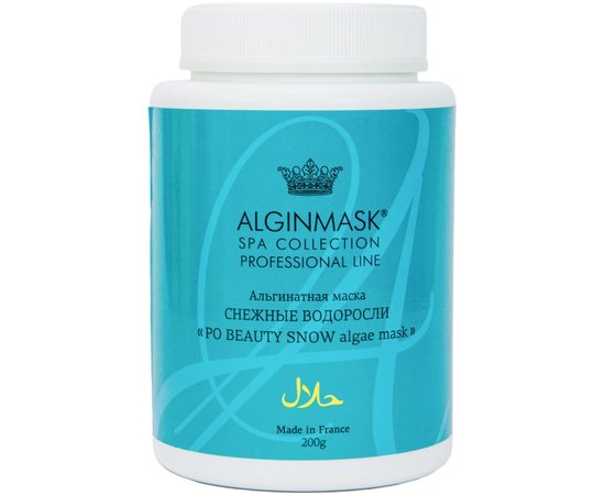 Альгінатна маска Снігові водорості Alginmask Po Beauty Snow Algae Mask Translucent, фото 