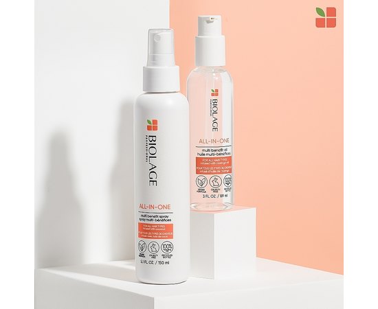 Мультифункциональный спрей с кокосовым маслом для всех типов волос Biolage All-In-One Coconut Infusion Multi-Benefit Spray, 150 ml, изображение 5