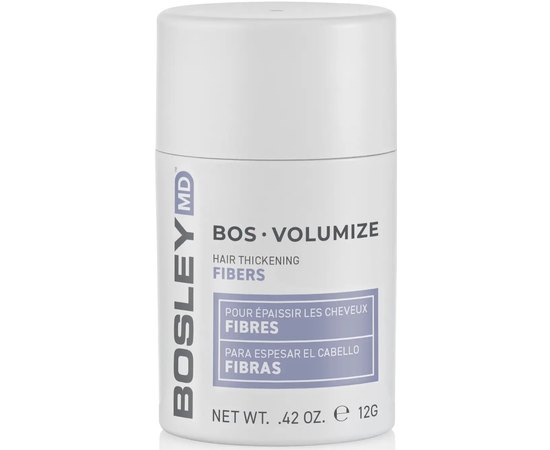 Естетичний камуфляж з ущільнюючими кератиновими волокнами Bosley Bos Volumize Hair Thinkening Fibers, 12 g, фото _ab__is.image_number.default
