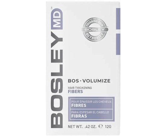 Естетичний камуфляж з ущільнюючими кератиновими волокнами Bosley Bos Volumize Hair Thinkening Fibers, 12 g, фото _ab__is.image_number.default