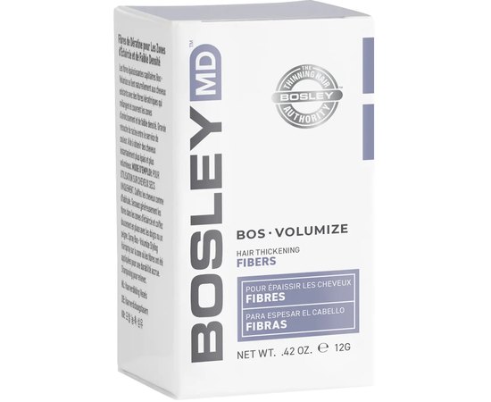 Естетичний камуфляж з ущільнюючими кератиновими волокнами Bosley Bos Volumize Hair Thinkening Fibers, 12 g, фото _ab__is.image_number.default