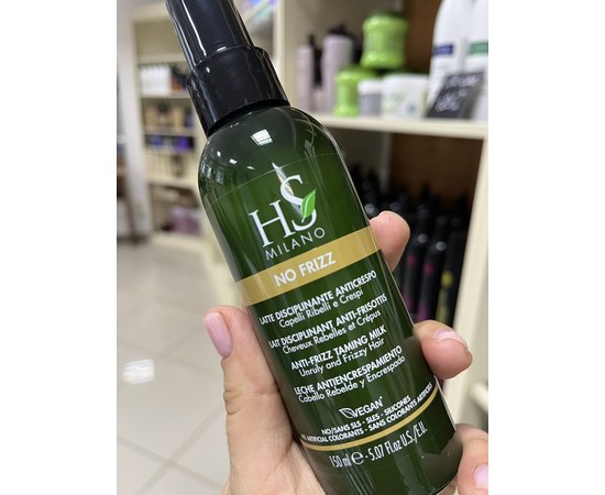 Распутывающий спрей термопротектор HS Milano No Frizz Heat-Protective Anti-Frizz Spray, 150 ml, изображение 3