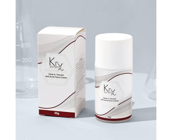 Лікувальний крем з бетаїном, олігопептидами та 2% саліциловою кислотою KRX Aesthetics Anti Acne Face Cream, 50 g, фото _ab__is.image_number.default