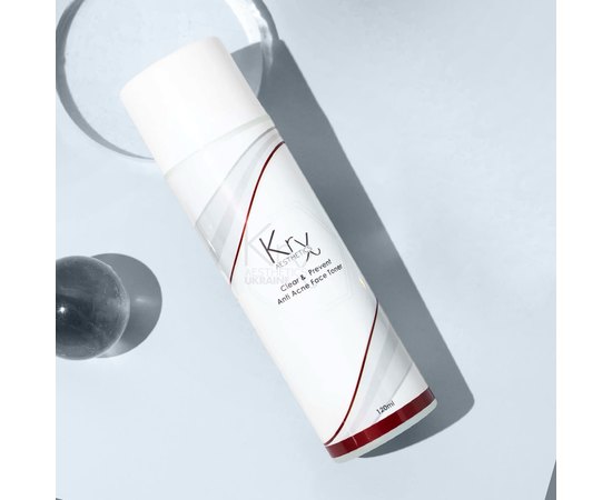 Тонер-гель противовоспалительный с 2% салициловой кислотой и ниацинамидом KRX Aesthetics Anti Acne Face Toner, 120 ml, изображение 3