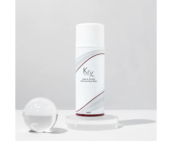 Очищувальний бактерицидний гель з 2% саліциловою кислотою і церамідами KRX Aesthetics Anti Acne Face Wash, 100 ml, фото _ab__is.image_number.default