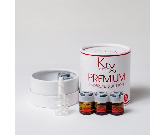 Гелевый бустер-концентрат с 10% бетаглюканом и матричными пептидами KRX Aesthetics Premium Undereye Solution Ampoule, изображение 3