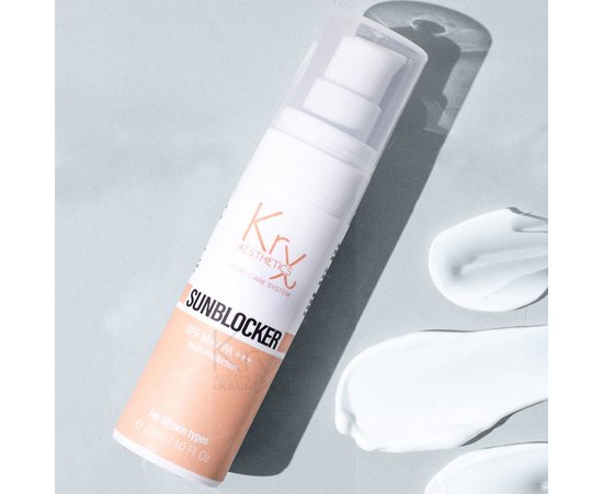Солнцезащитный крем-флюид KRX Aesthetics Sunblocker SPF50/РА +++, 30 ml, изображение 3