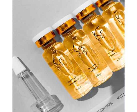 Гелевий бустер-концентрат з 13% L-глутатіоном та антиоксидантами KRX Aesthetics White and Bright Meso Booster Ampoule, фото _ab__is.image_number.default